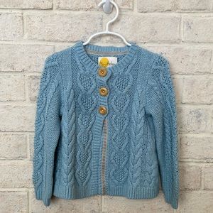 Mini Biden blue cardigan